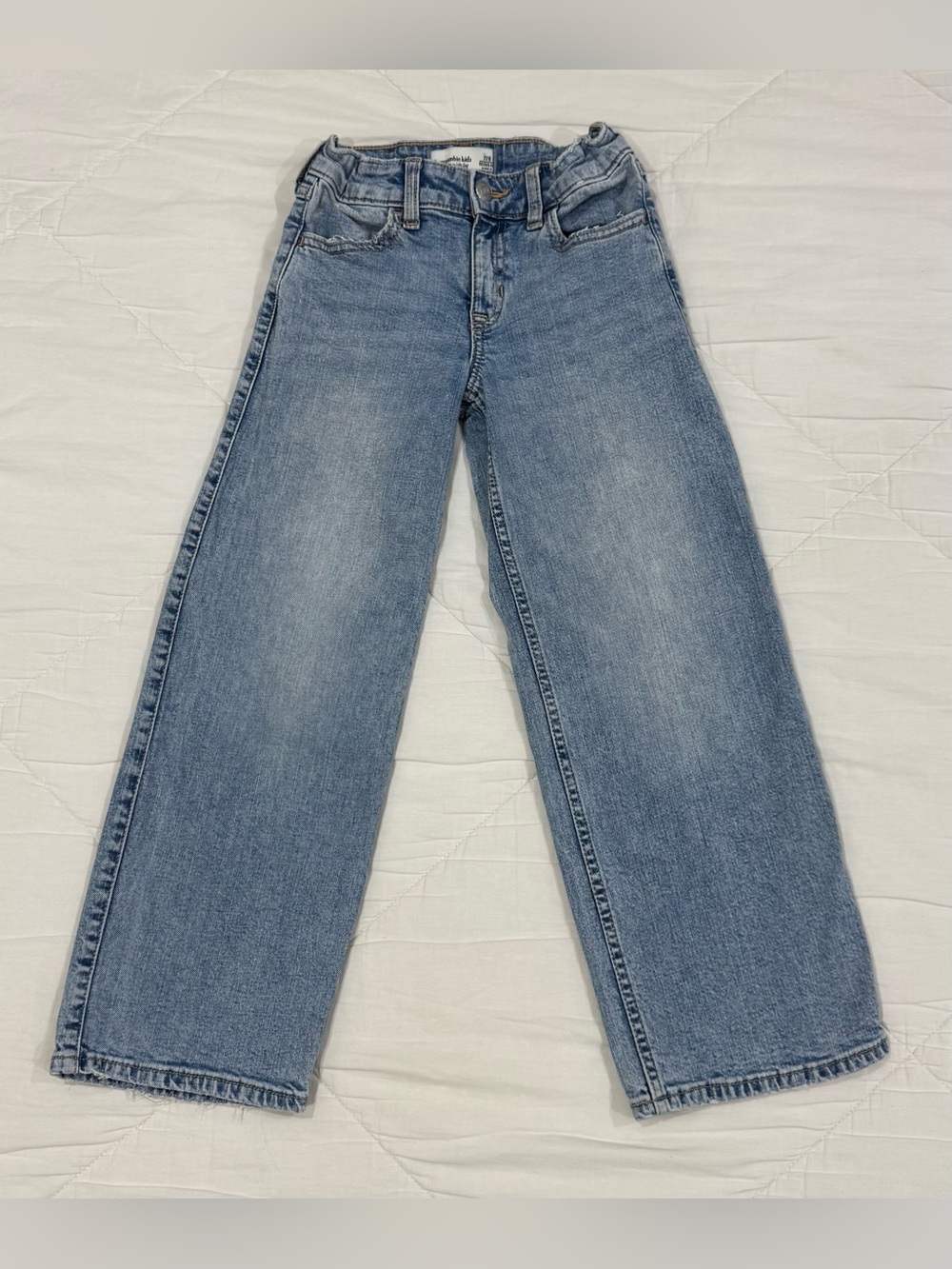 Men's Light Blue Straight-Leg Jeans
